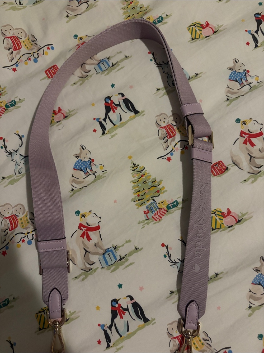 kate spade Lavender Ruffled Crossbody Phone Pouch - Picture 3 of 4